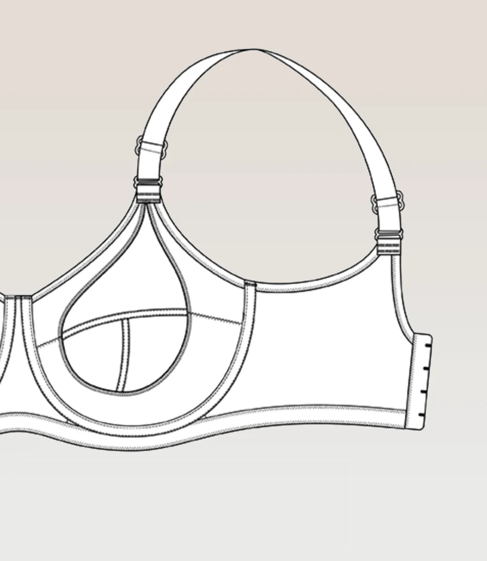 グラマーサイズ専用ブラ